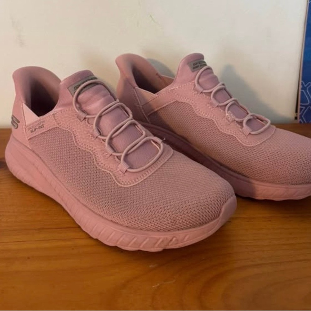 Skechers Women's Slip-On Athletic Sneakers in Light Pink